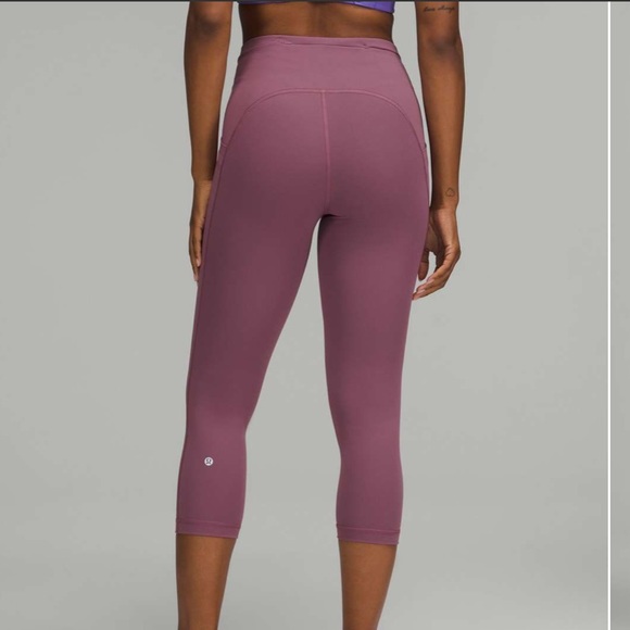 NWT Lululemon Swift Speed High-Rise Crop 21" Vintage Plum Size 0 - Picture 9 of 12